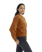 Next Level Apparel Ladies' Heavyweight Sweatshirt CLAY ModelSide