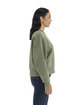 Next Level Apparel Ladies' Heavyweight Sweatshirt LIGHT OLIVE ModelSide