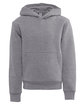 Next Level Apparel Youth Fleece Pullover Hooded Sweatshirt HEATHER GRAY OFFront