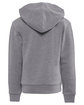 Next Level Apparel Youth Fleece Pullover Hooded Sweatshirt HEATHER GRAY OFBack