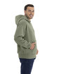 Next Level Apparel Unisex Heavyweight Pullover Hooded Sweatshirt LIGHT OLIVE ModelSide