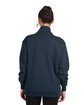 Next Level Apparel Unisex Fleece Quarter-Zip MIDNIGHT NAVY ModelBack