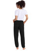 Next Level Apparel Ladies' Laguna Sueded Sweatpant BLACK ModelBack