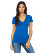 Bella + Canvas Ladies' Jersey Short-Sleeve Deep V-Neck T-Shirt  