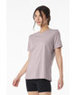 Bella + Canvas Ladies' Relaxed Jersey Short-Sleeve T-Shirt PINK GRAVEL ModelSide