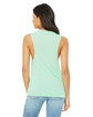 Bella + Canvas Ladies' Flowy Scoop Muscle Tank MINT ModelBack