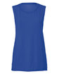 Bella + Canvas Ladies' Flowy Scoop Muscle Tank TRUE ROYAL OFFront