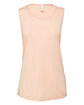 Bella + Canvas Ladies' Flowy Scoop Muscle Tank PEACH OFFront