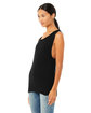 Bella + Canvas Ladies' Flowy Scoop Muscle Tank BLACK HEATHER ModelQrt