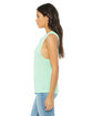 Bella + Canvas Ladies' Flowy Scoop Muscle Tank MINT ModelSide