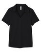 Core365 Ladies' Market Snag Protect Mesh Polo BLACK FlatFront