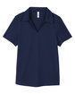 Core365 Ladies' Market Snag Protect Mesh Polo CLASSIC NAVY FlatFront