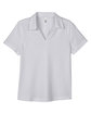 Core365 Ladies' Market Snag Protect Mesh Polo PLATINUM FlatFront