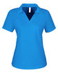 Core365 Ladies' Market Snag Protect Mesh Polo ELECTRIC BLUE OFFront