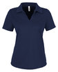 Core365 Ladies' Market Snag Protect Mesh Polo CLASSIC NAVY OFFront