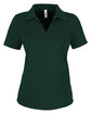 Core365 Ladies' Market Snag Protect Mesh Polo FOREST OFFront