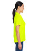 Core365 Ladies' Market Snag Protect Mesh Polo SAFETY YELLOW ModelSide