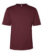 Core365 Unisex Capital Performance T-Shirt BURGUNDY OFFront