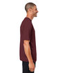 Core365 Unisex Capital Performance T-Shirt BURGUNDY ModelSide