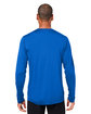 Core365 Unisex Capital Long-Sleeve Performance T-Shirt TRUE ROYAL ModelBack