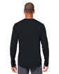 Core365 Unisex Capital Long-Sleeve Performance T-Shirt BLACK ModelBack