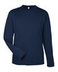 Core365 Unisex Capital Long-Sleeve Performance T-Shirt CLASSIC NAVY OFFront