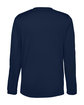 Core365 Unisex Capital Long-Sleeve Performance T-Shirt CLASSIC NAVY OFBack