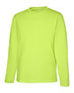 Core365 Unisex Capital Long-Sleeve Performance T-Shirt SAFETY YELLOW OFQrt