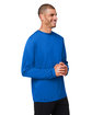 Core365 Unisex Capital Long-Sleeve Performance T-Shirt TRUE ROYAL ModelQrt