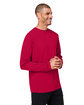 Core365 Unisex Capital Long-Sleeve Performance T-Shirt CLASSIC RED ModelQrt