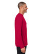 Core365 Unisex Capital Long-Sleeve Performance T-Shirt CLASSIC RED ModelSide