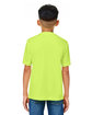 Core365 Youth Capital Performance T-Shirt SAFETY YELLOW ModelBack