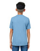 Core365 Youth Capital Performance T-Shirt COLUMBIA BLUE ModelBack