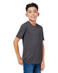 Core365 Youth Capital Performance T-Shirt CARBON ModelQrt