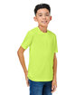 Core365 Youth Capital Performance T-Shirt SAFETY YELLOW ModelQrt