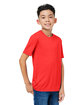 Core365 Youth Capital Performance T-Shirt MARINA RED ModelQrt