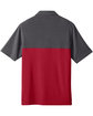 Core365 Men's Fusion ChromaSoft Colorblock Polo CL RED/ CRBN HTH FlatBack