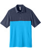 Core365 Men's Fusion ChromaSoft Colorblock Polo ELC BL/ CL NV HT FlatFront