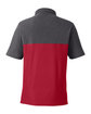 Core365 Men's Fusion ChromaSoft Colorblock Polo CL RED/ CRBN HTH OFBack