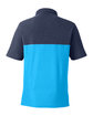 Core365 Men's Fusion ChromaSoft Colorblock Polo ELC BL/ CL NV HT OFBack