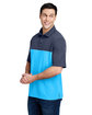 Core365 Men's Fusion ChromaSoft Colorblock Polo ELC BL/ CL NV HT ModelQrt