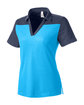 Core365 Ladies' Fusion ChromaSoft Colorblock Polo ELC BL/ CL NV HT OFQrt