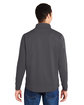 Core365 Men's Market Snag Protect Mesh Colorblock Quarter-Zip CARBON/BLACK ModelBack