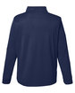 Core365 Men's Market Snag Protect Mesh Colorblock Quarter-Zip CLASSC NVY/ CRBN OFBack