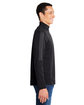 Core365 Men's Market Snag Protect Mesh Colorblock Quarter-Zip BLACK/CARBON ModelSide