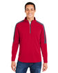 Core365 Men's Market Snag Protect Mesh Colorblock Quarter-Zip  