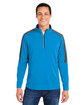 Core365 Men's Market Snag Protect Mesh Colorblock Quarter-Zip  