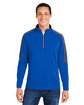 Core365 Men's Market Snag Protect Mesh Colorblock Quarter-Zip  