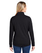 Core365 Ladies' Market Snag Protect Mesh Colorblock Quarter-Zip BLACK/CARBON ModelBack