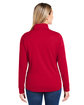 Core365 Ladies' Market Snag Protect Mesh Colorblock Quarter-Zip CLASSC RED/ CRBN ModelBack